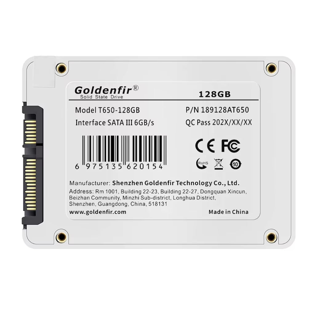 Goldenfir Hard Drive Disk 128GB 256GB 360GB 480GB 180GB 2.5 Ssd 2TB 1TB Ssd Disk for Laptop Desktop 240GB 120GB