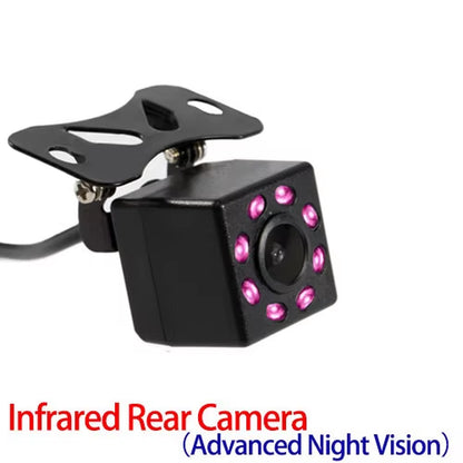 Hippcron HD Waterproof Rear View Camera with 8 LED Night Vision for Enhanced Reversing and Parking Assistance