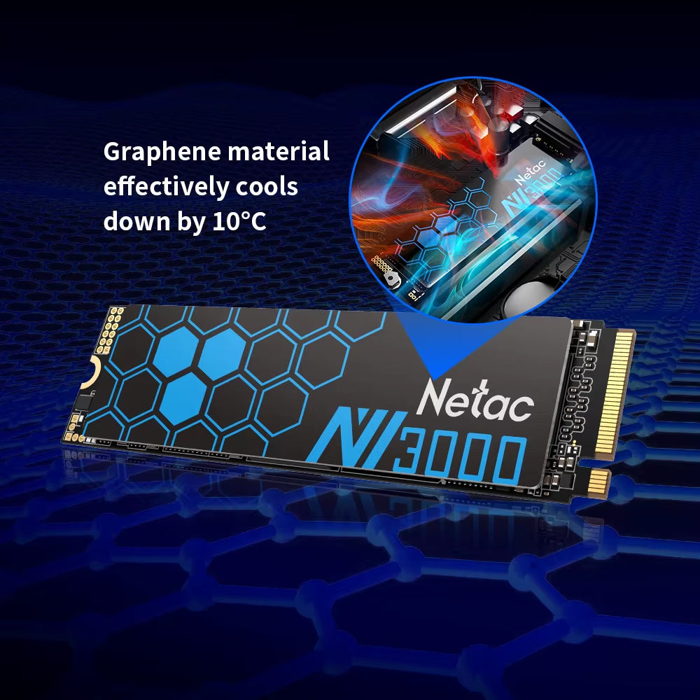 Netac M2 SSD Nvme 250Gb 500Gb 1Tb 2Tb SSD M.2 2280 Pcie SSD Internal Solid State Drive Disk for Laptop Desktop