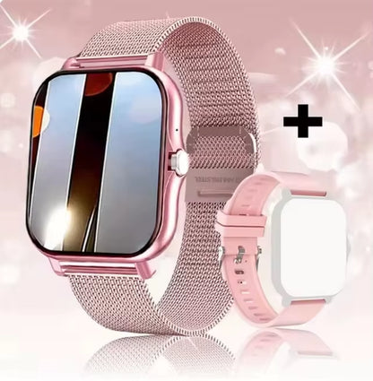 LAXASFIT 2025 New Smart Watch Bluetooth Call Message Reminder Man Woman Gift Full Touch Screen Sports Fitness Smart Watch