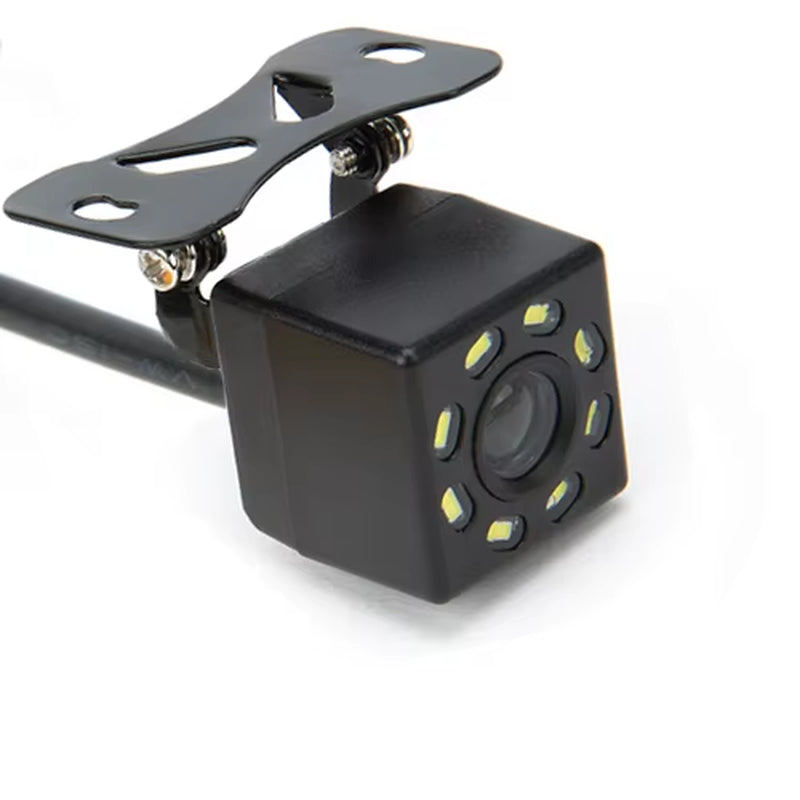 Hippcron HD Waterproof Rear View Camera with 8 LED Night Vision for Enhanced Reversing and Parking Assistance