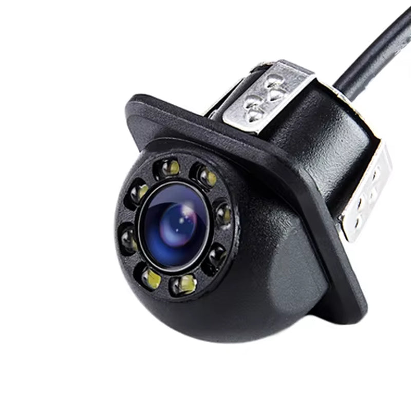 Hippcron HD Waterproof Rear View Camera with 8 LED Night Vision for Enhanced Reversing and Parking Assistance